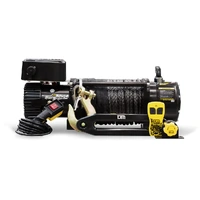 TJM 12,000lb Torq Winch With Synthetic Rope & Alloy Hawse Fairlead